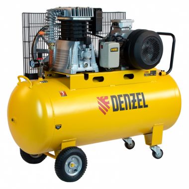 Компрессор воздушный, ременный привод BCI5500-T/200, 5.5 кВт, 200 литров, 850 л/мин DENZEL 58128 ― DENZEL