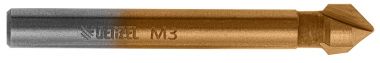 Зенковка конусная под М3, HSS, по металлу, цилиндрический хвостовик DENZEL 72301 ― DENZEL