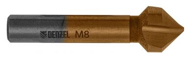 Зенковка конусная под М8, HSS, по металлу, цилиндрический хвостовик DENZEL 72308 ― DENZEL