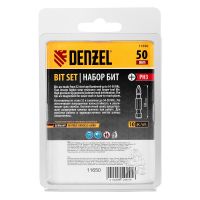 Бита PH3х50, сталь S2, шестигранный профиль, 10 шт. Е 6,3 DENZEL 11650