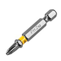 Бита PH2х50, сталь легированная S2, 10 шт., Е 6,3, шестигранный профиль, отрывная упаковка DENZEL 11683