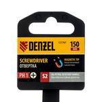 Отвертка, PH1х150 мм, S2, 3к рукоятка DENZEL 121767