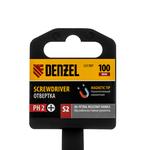 Отвертка, PH2х100 мм, S2, 3к рукоятка DENZEL 121787