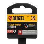 Отвертка, PH2х150 мм, S2, 3к рукоятка DENZEL 121807