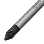 Отвертка, PZ1x75 мм, S2, 3к рукоятка DENZEL 122057