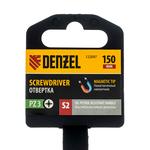 Отвертка, PZ3x150 мм, S2, 3к рукоятка DENZEL 122097