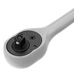 Ключ-трещотка 1/4", 90 зубьев, с быстрым сбросом, CrV DENZEL 14031