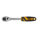 Ключ-трещотка 1/2", 90 зубьев, с быстрым сбросом, CrV DENZEL 14033