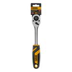Ключ-трещотка 1/2", 90 зубьев, с быстрым сбросом, CrV DENZEL 14033