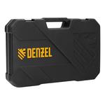 Набор инструментов, 1/2", 1/4", CrV, S2, пластиковый кейс, 64 предмета DENZEL 15801