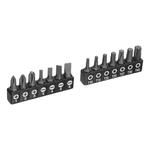 Набор инструментов, 1/2", 1/4", CrV, S2, пластиковый кейс, 64 предмета DENZEL 15801