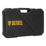 Набор инструментов, 1/2", 1/4", CrV, S2, пластиковый кейс, 84 предмета DENZEL 15802