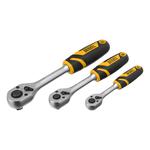 Набор инструментов, 1/2", 3/8", 1/4", CrV, S2, пластиковый кейс, 232 предмета DENZEL 15808