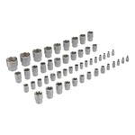 Набор инструментов, 1/2", 3/8", 1/4", CrV, S2, пластиковый кейс, 232 предмета DENZEL 15808