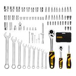 Набор инструментов, 1/2", 1/4", CrV, S2, пластиковый кейс, 82 предмета DENZEL 15809