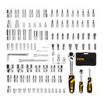 Набор инструментов, 1/2", 1/4", CrV, S2, пластиковый кейс, 109 предметов DENZEL 15814