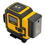 Лазерный уровень мультипризменный DLV-360-3C, 30 м, зеленый луч, Li-Ion 2,4 Aч, кейс// DENZEL 35080