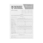 Шнур сетевой Energy Series, ПВС, 3 м, 2 x 1 мм, с неразборной вилкой, белый, DENZEL 37664