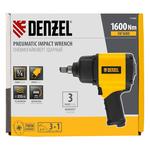Ударный пневмогайковерт IW1600, 3/4", 4000 об/мин, 1600 Нм DENZEL 57489