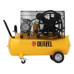 Компрессор воздушный рем. привод BCV 4000-T/100, 4,0 кВт, 100 литров, 690 л/мин DENZEL 58117