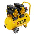 Компрессор безмасл. малошумный DLP -3000/50, 3 кВт, 2х1,5 кВт,50 л, 2850 об/мин,500 л/мин DENZEL 58144