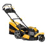 Бензиновая газонокосилка GLT-460SP-T, Trike 149 см3, 46 см, привод, панель, 60л DENZEL 58810