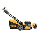 Бензиновая газонокосилка GLT-460SP-T, Trike 149 см3, 46 см, привод, панель, 60л DENZEL 58810