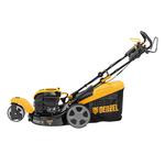 Бензиновая газонокосилка GLT-460SP-T, Trike 149 см3, 46 см, привод, панель, 60л DENZEL 58810