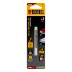 Сверло спиральное по металлу 2 x 49 мм, Р6М5, Golden Tip , 2шт. DENZEL 718223