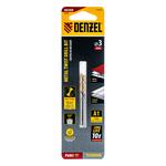 Сверло спиральное по металлу 3 x 60 мм, Р6М5, Golden Tip , 2шт. DENZEL 718225