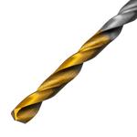Сверло спиральное по металлу 3,5 x 70 мм, Р6М5, Golden Tip , 2шт. DENZEL 718227