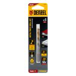 Сверло спиральное по металлу 5 x 86 мм, Р6М5, Golden Tip  DENZEL 718233