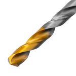 Сверло спиральное по металлу 7,0 x 109 мм, Р6М5, Golden Tip  DENZEL 718237