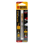 Сверло спиральное по металлу 7,5 x 109 мм, Р6М5, Golden Tip  DENZEL 718238