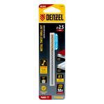 Сверло спиральное по металлу 2,5 х 95 мм Р6М5, Golden Tip, удлиненное, 2шт. DENZEL 718246