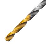 Сверло спиральное по металлу 3,5 х 112 мм, Р6М5, Golden Tip, удлиненное, 2шт. DENZEL 718248