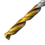 Сверло спиральное по металлу 4,5 х 126 мм, Р6М5, Golden Tip, удлиненное DENZEL 718252