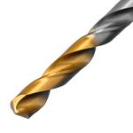 Сверло спиральное по металлу 6 х 139 мм, Р6М5, Golden Tip, удлиненное DENZEL 718256