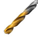 Сверло спиральное по металлу 7,0 х 156 мм, Р6М5, Golden Tip, удлиненное DENZEL 718258