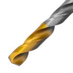Сверло спиральное по металлу 7,5 х 156 мм, Р6М5, Golden Tip, удлиненное DENZEL 718259