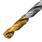 Сверло спиральное по металлу 8,5 х 165 мм, Р6М5, Golden Tip, удлиненное DENZEL 718261