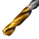 Сверло спиральное по металлу 11 х 195 мм, Р6М5, Golden Tip, удлиненное DENZEL 718264