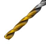 Сверло спиральное по металлу 3,2 x 65мм, Р6М5, Golden Tip, многогранная заточка, 2шт. DENZEL 718269