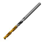 Сверло спиральное по металлу 3,5 x 70мм, Р6М5, Golden Tip, многогранная заточка, 2шт. DENZEL 718270