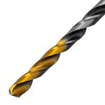 Сверло спиральное по металлу 4,5 x 80мм, Р6М5, Golden Tip, многогранная заточка DENZEL 718274