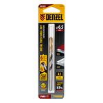Сверло спиральное по металлу 6,5 x 93мм, Р6М5, Golden Tip, многогранная заточка DENZEL 718279