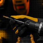 Сверло спиральное по металлу 7,5 x 109мм, Р6М5, Golden Tip, многогранная заточка DENZEL 718281