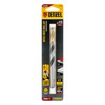 Сверло спиральное по металлу 11 x 142мм, Р6М5, Golden Tip, многогранная заточка DENZEL 718286