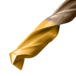 Набор сверл по металлу, 1-10 мм, Р6М5К8-TiN, Golden Tip, 10 шт DENZEL 723005