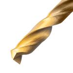 Набор сверл по металлу, 1,5-6,5мм, Р6М5К8-TiN, Golden Tip, 13 шт DENZEL 723006